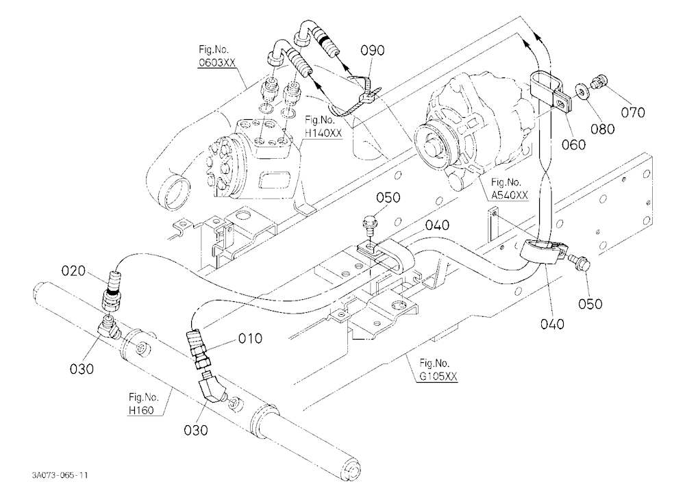Steering Hose (Delivery) [Cab Type]