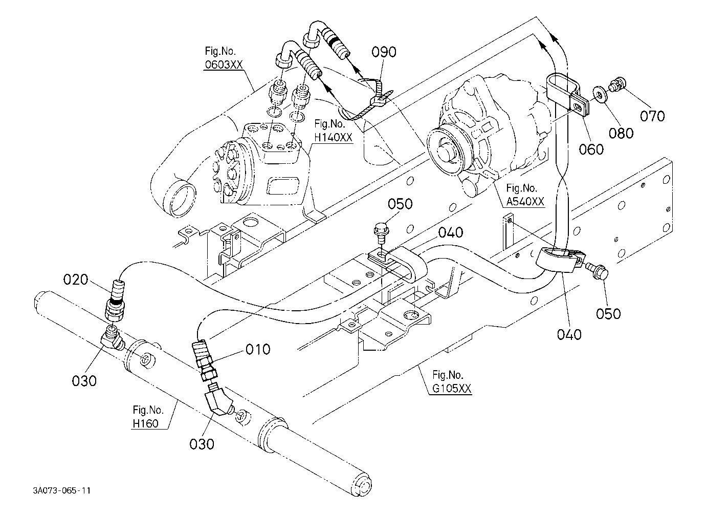 Steering Hose (Delivery) [Cab Type]