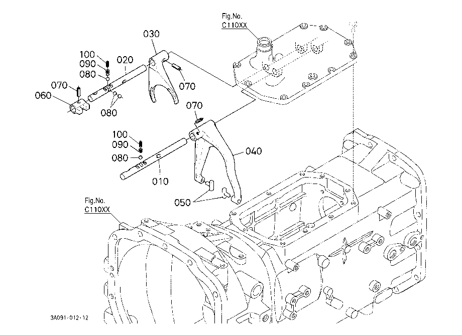 Main Gear Shift Fork