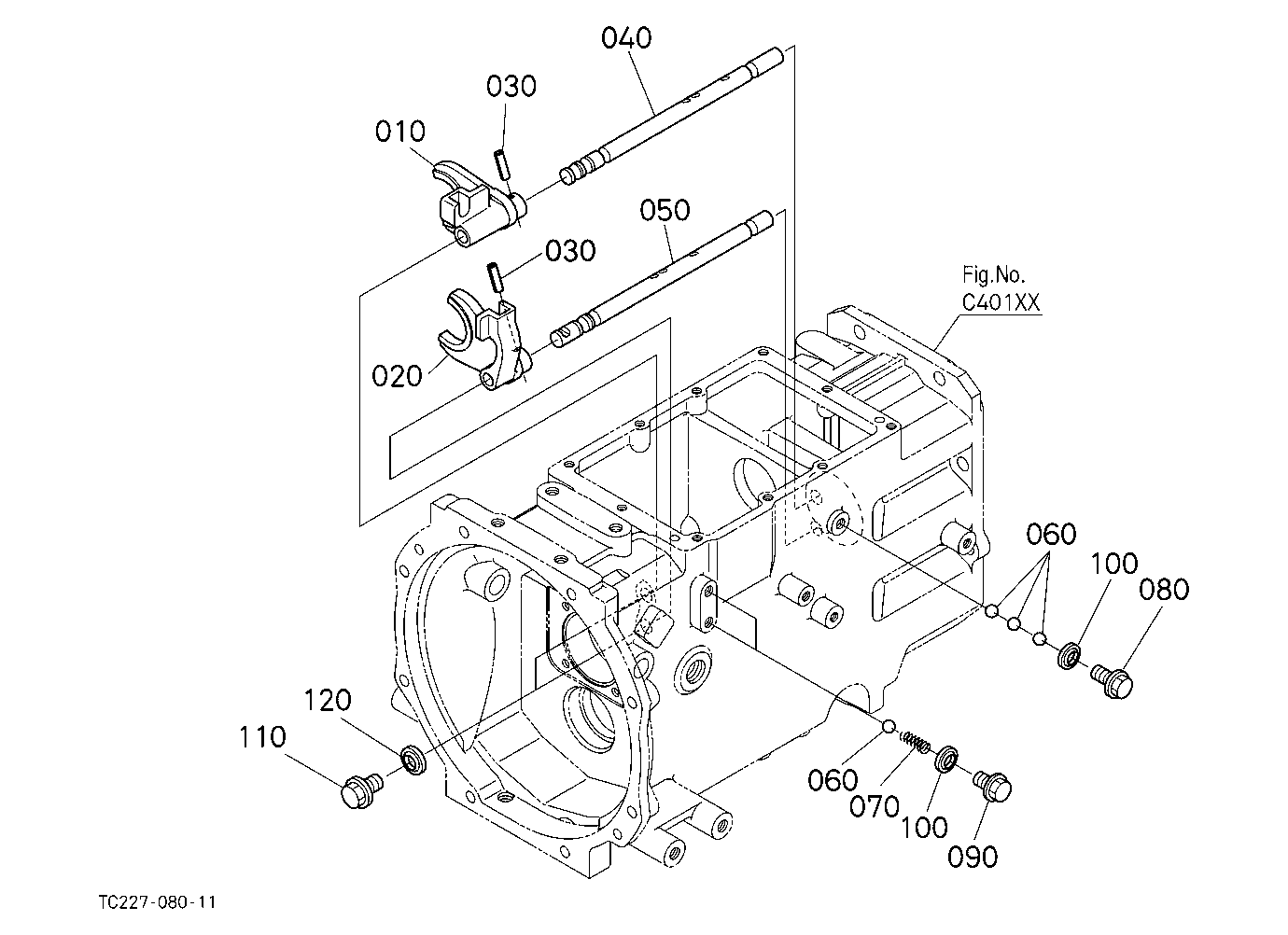Main Gear Shift Fork
