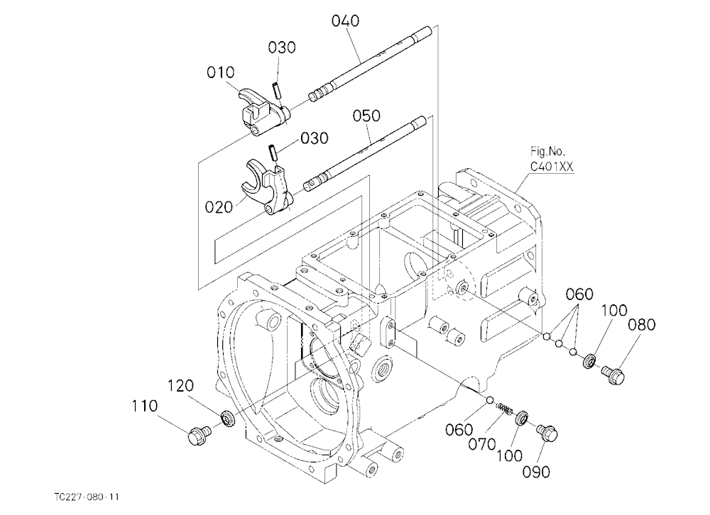 Main Gear Shift Fork