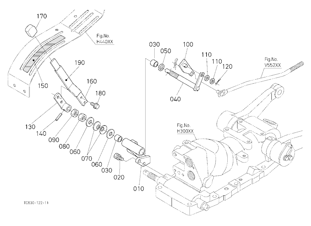 Draft Control Lever (With Draft) (W/G No.L8311C) [