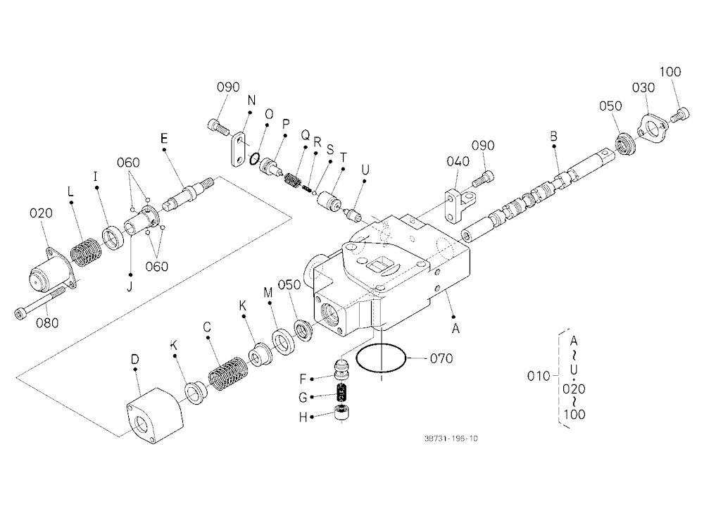 Auxiliary Control Valve (Fd) [Component Parts] [Op