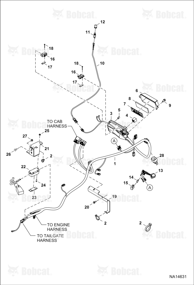 Engine Electrical Circuitry (Frame Harness) (W/ TMS)