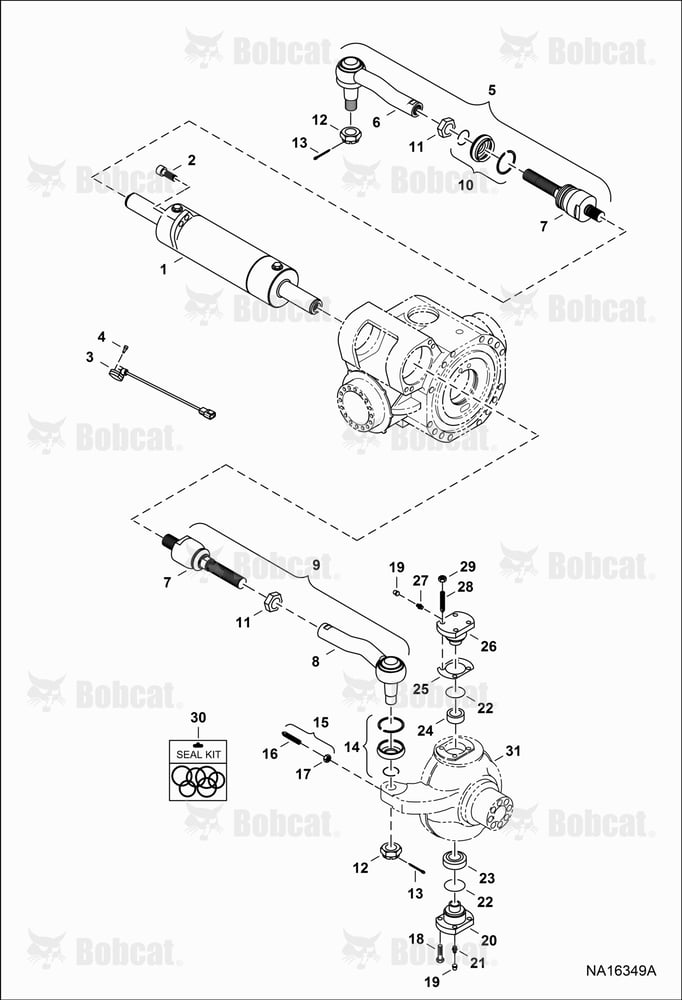 Rear Axle (Steering) (Model 212/10073367)