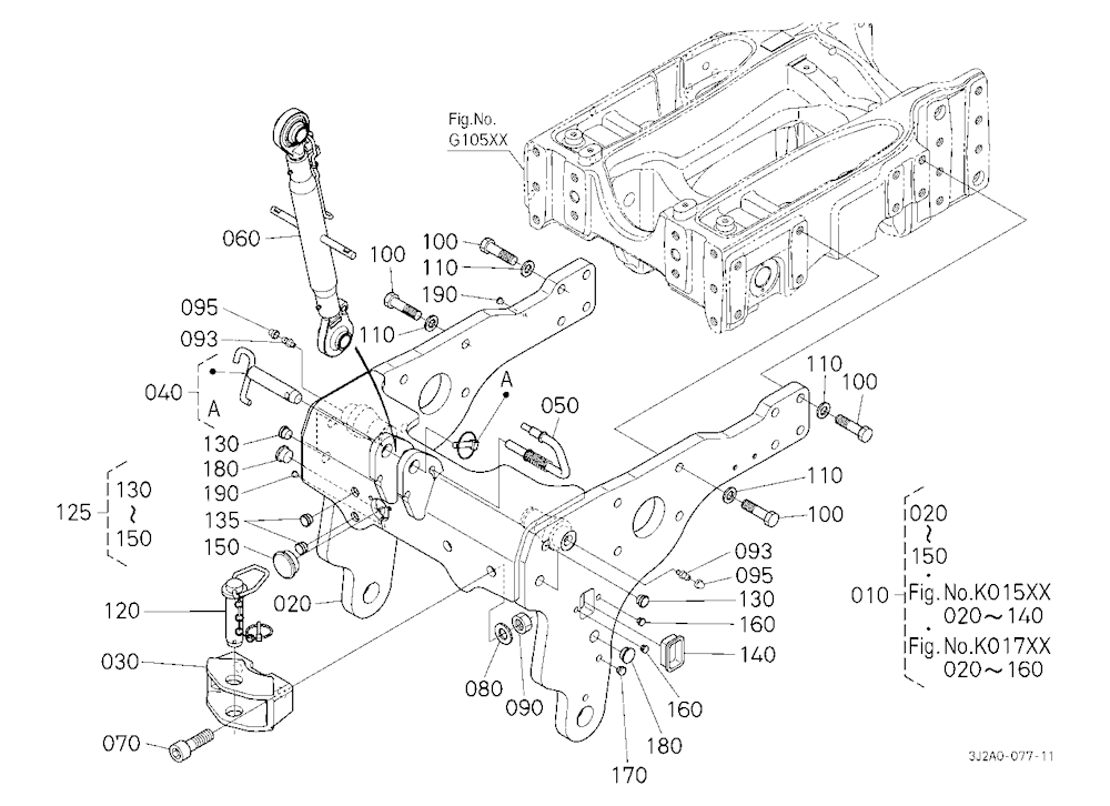 Front 3P Link (Frame/Top Link) [With Front 3P]