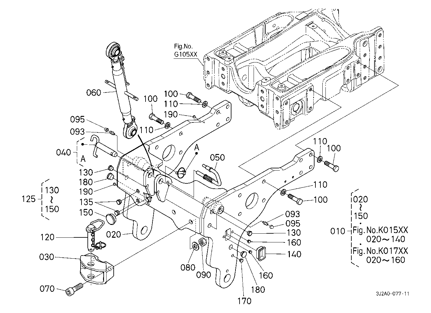 Front 3P Link (Frame/Top Link) [With Front 3P]