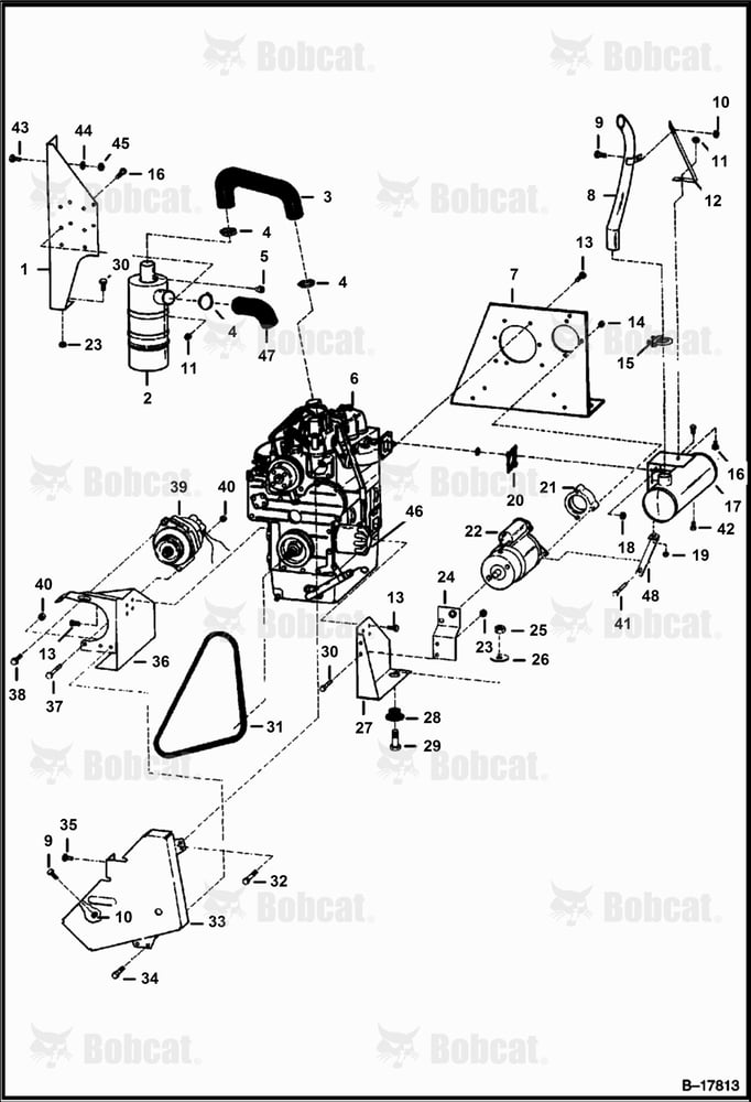 Engine & Attaching Parts