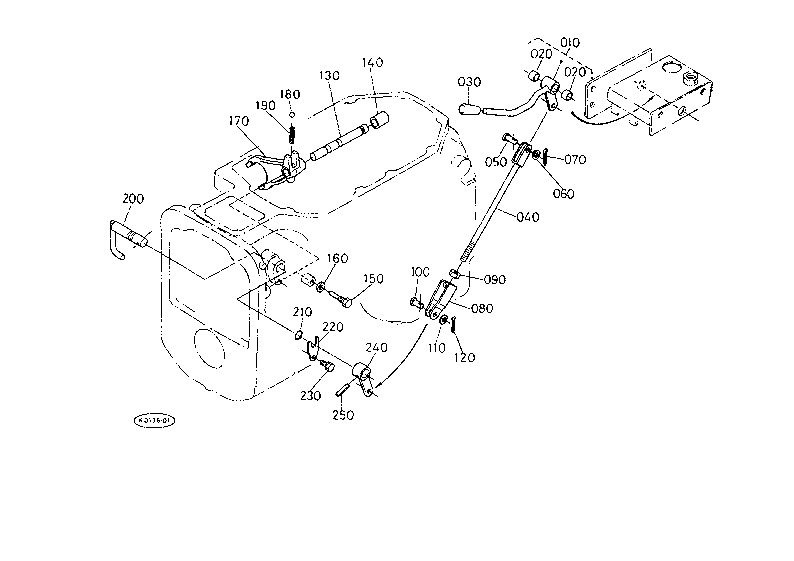 Creep Gear Shift Lever [Except Manual Shuttle]