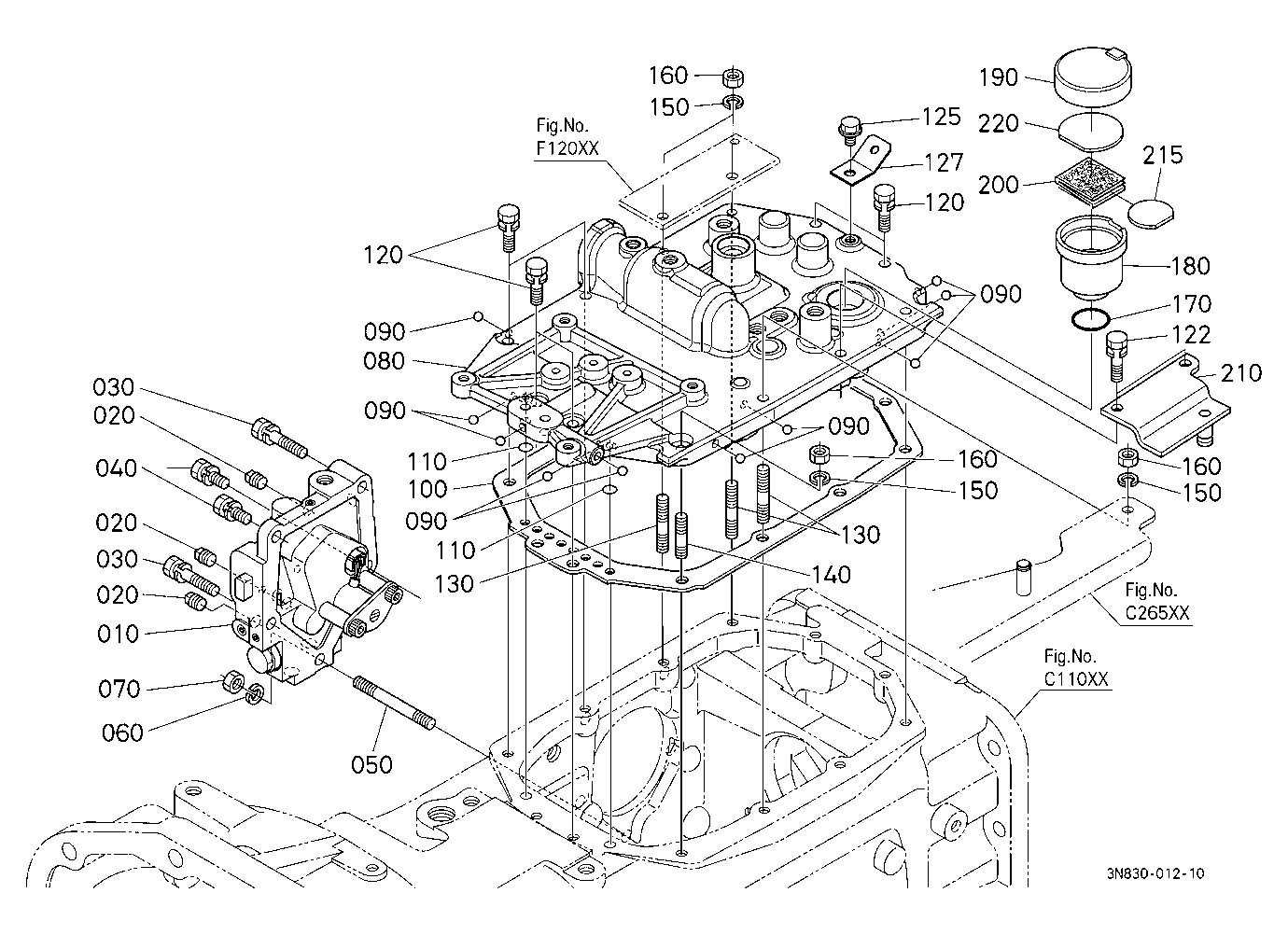 Clutch Housing Cover (Upper/Dual Speed Valve)