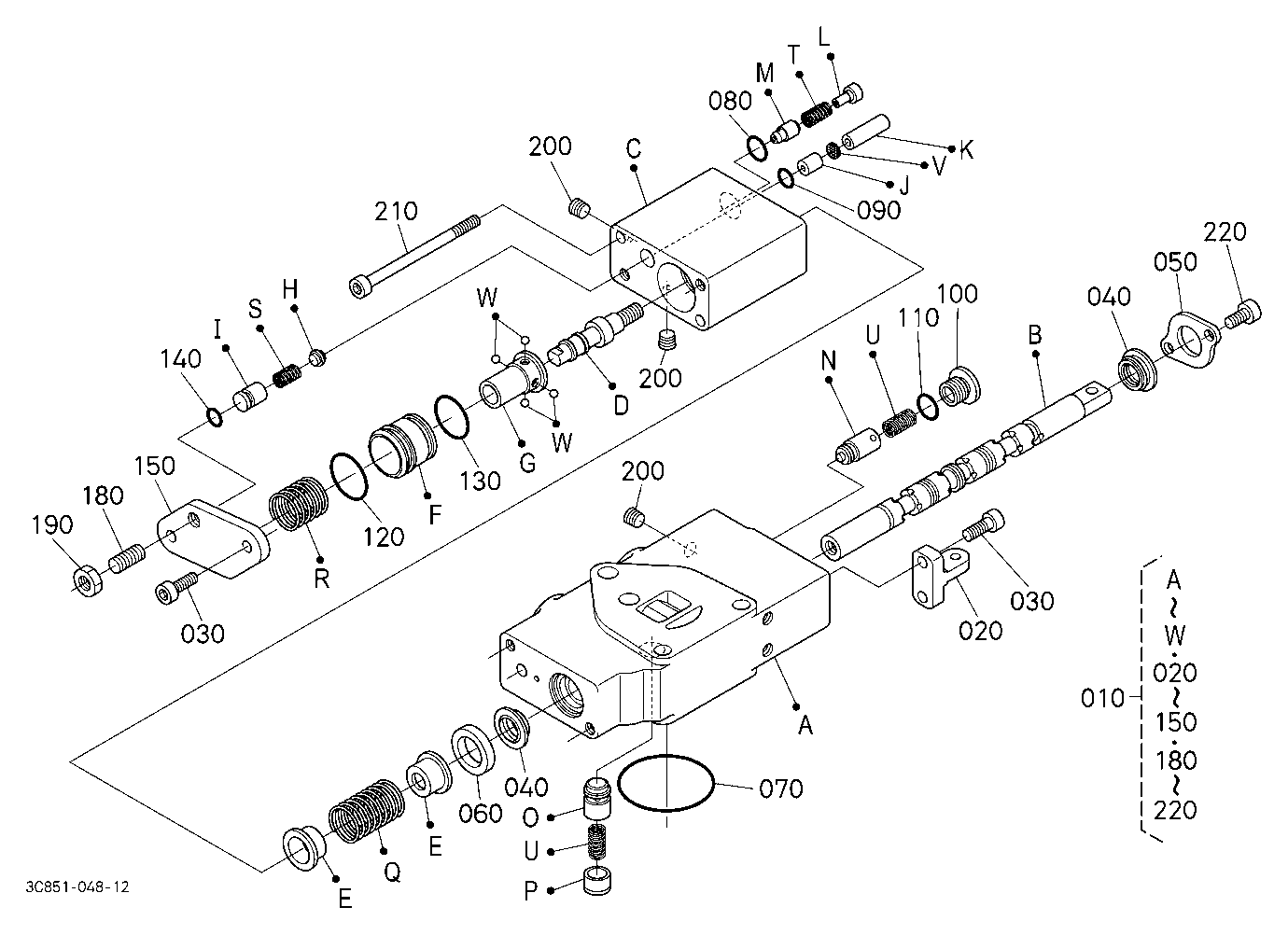 Auxiliary Control Valve (Scd) [Component Parts]