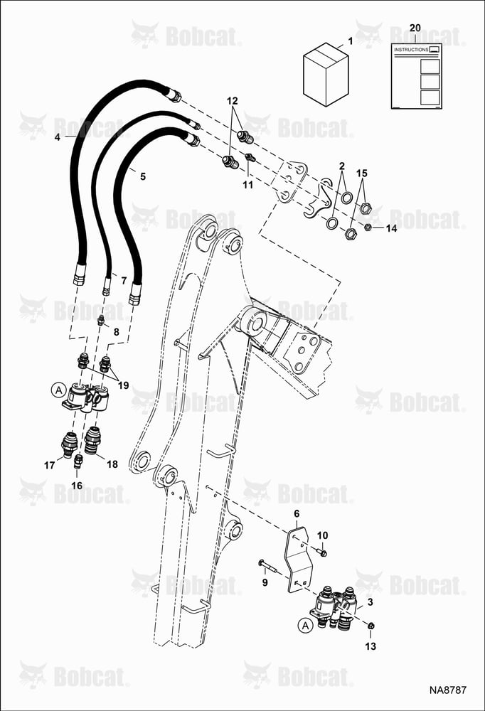 Coupler Block Kit (Long Arm)
