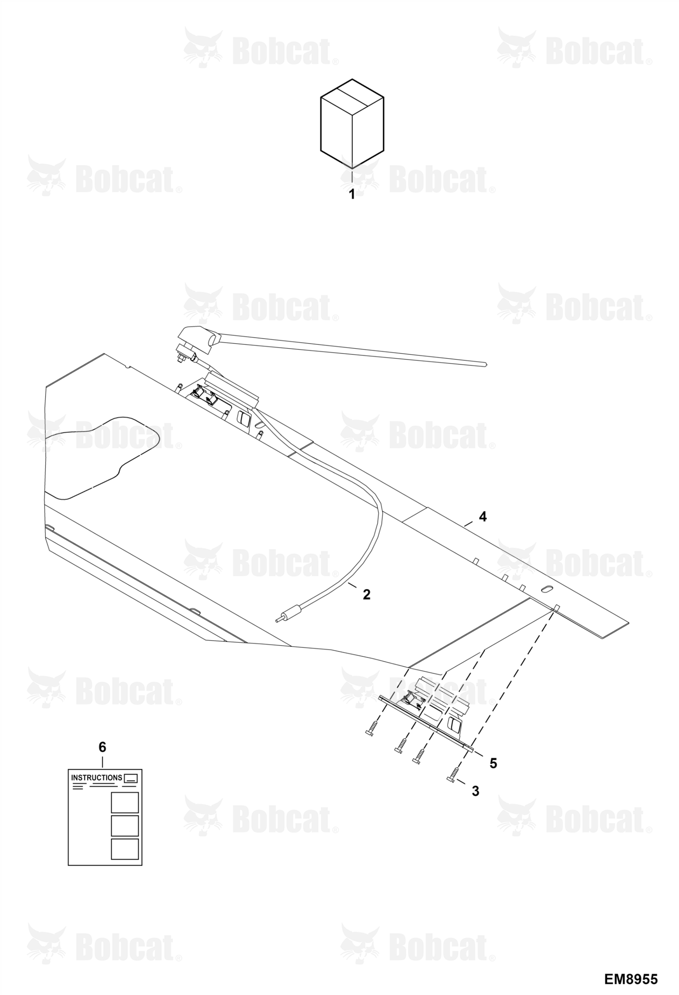 Radio Antenna Kit  AC1D11001 & Above