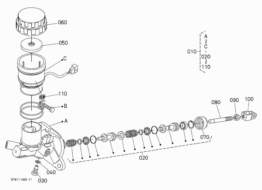 BRAKE MASTER CYLINDER [COMPONENT PARTS] [2023 MODE