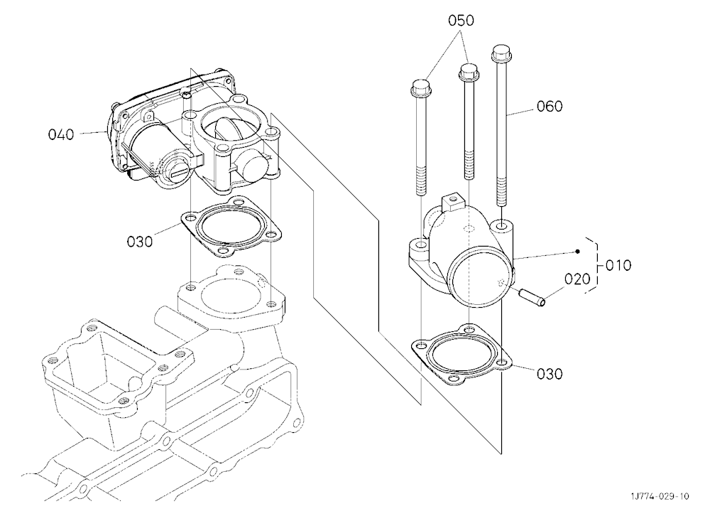 Air Cleaner Flange And Throttle Valve