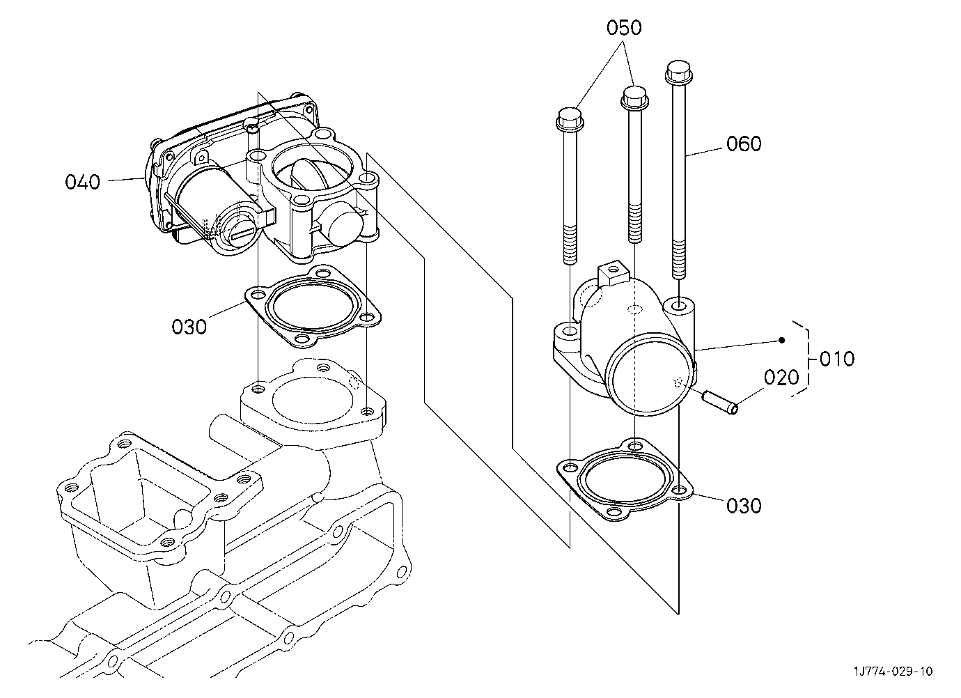 Air Cleaner Flange And Throttle Valve
