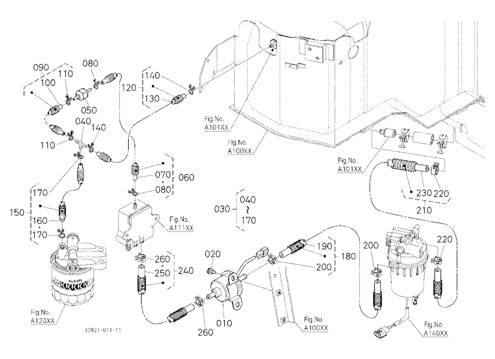 Fuel Pipe (Separator/Fuel Pump)
