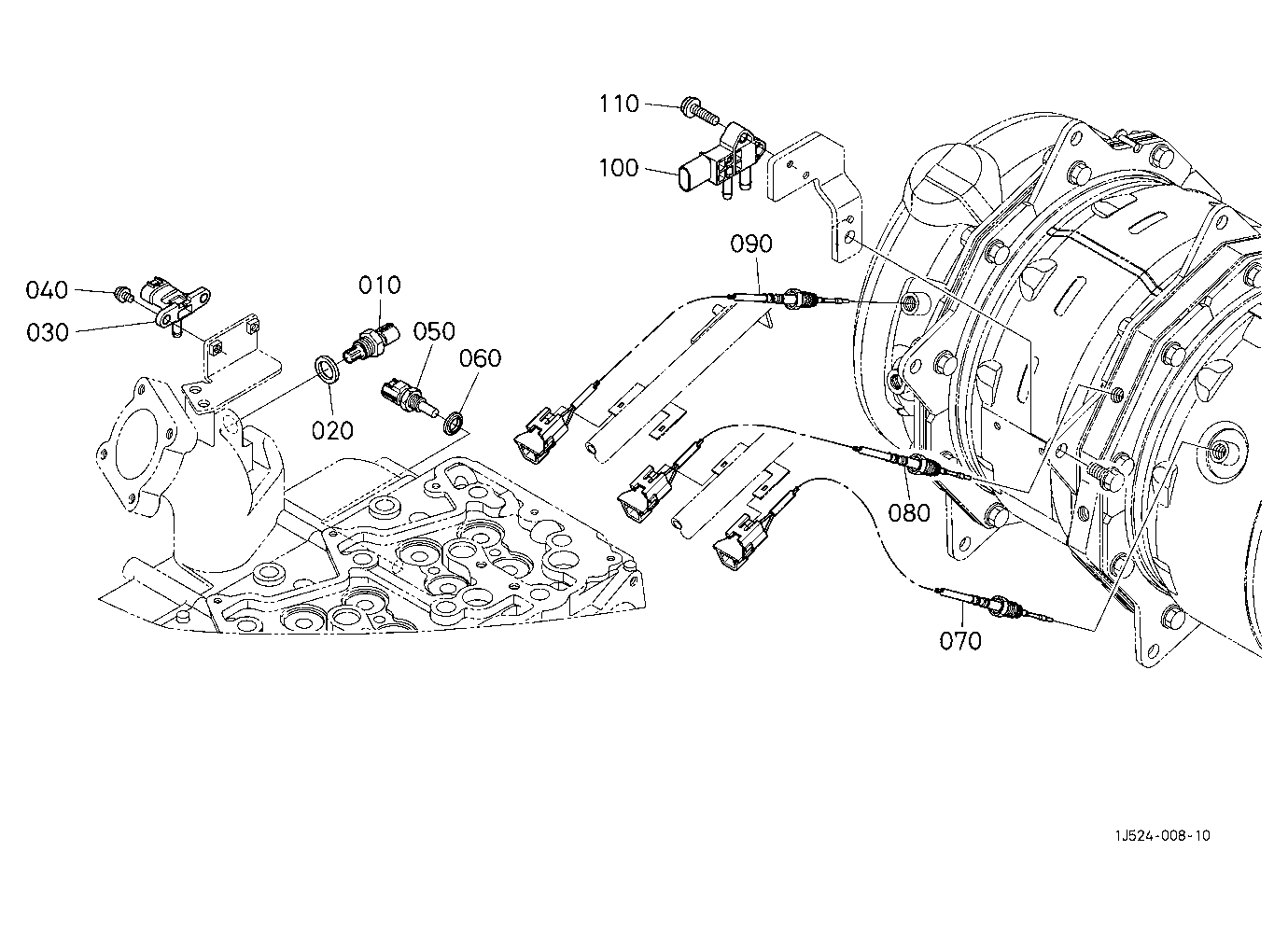 Sensor (Engine Rh/Muffler)