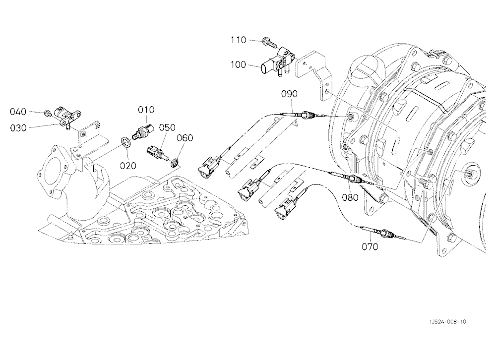 Sensor (Engine Rh/Muffler)