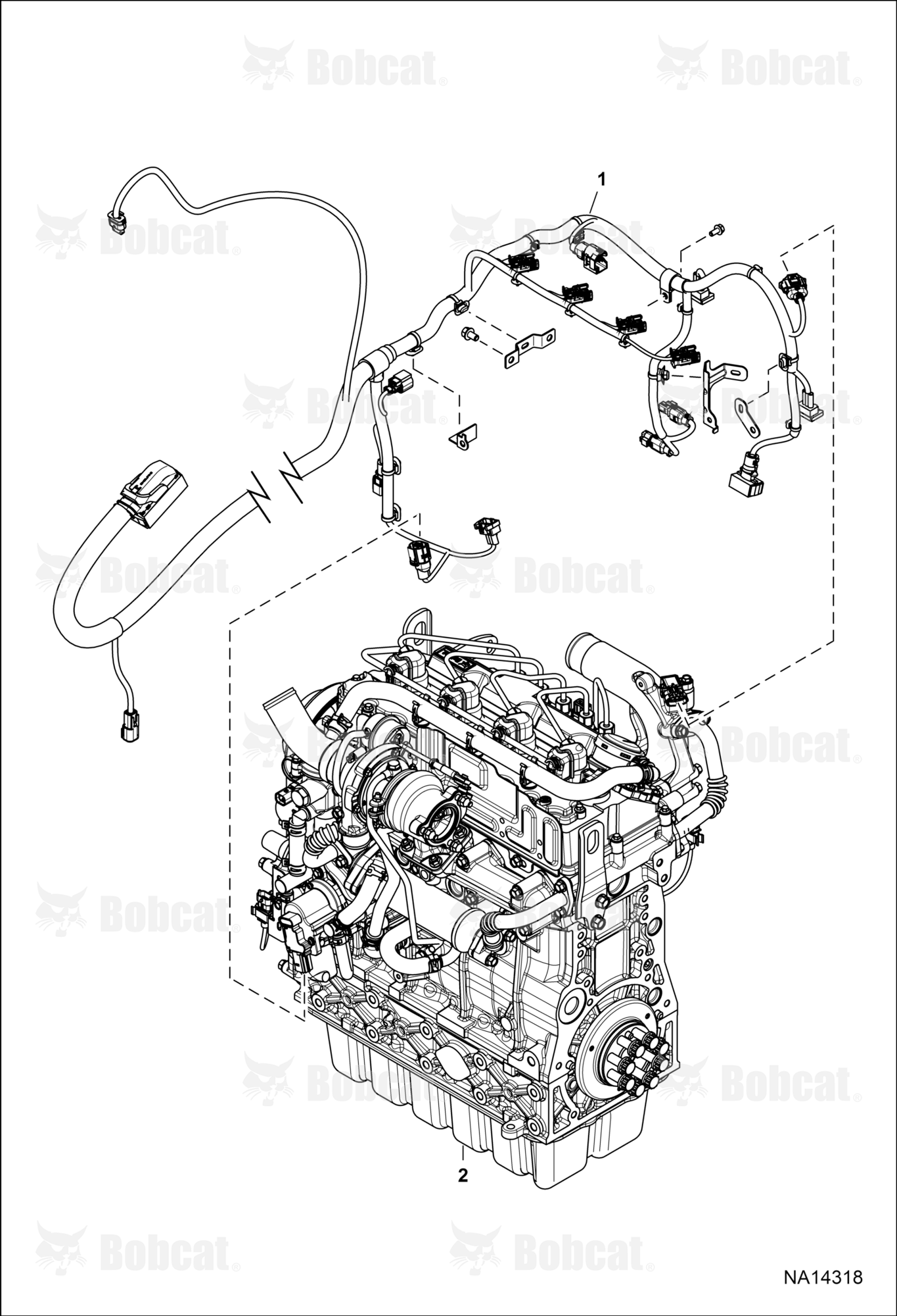 Heater & A/C (Heater Plumbing Kit)  ATDZ14753 & Above