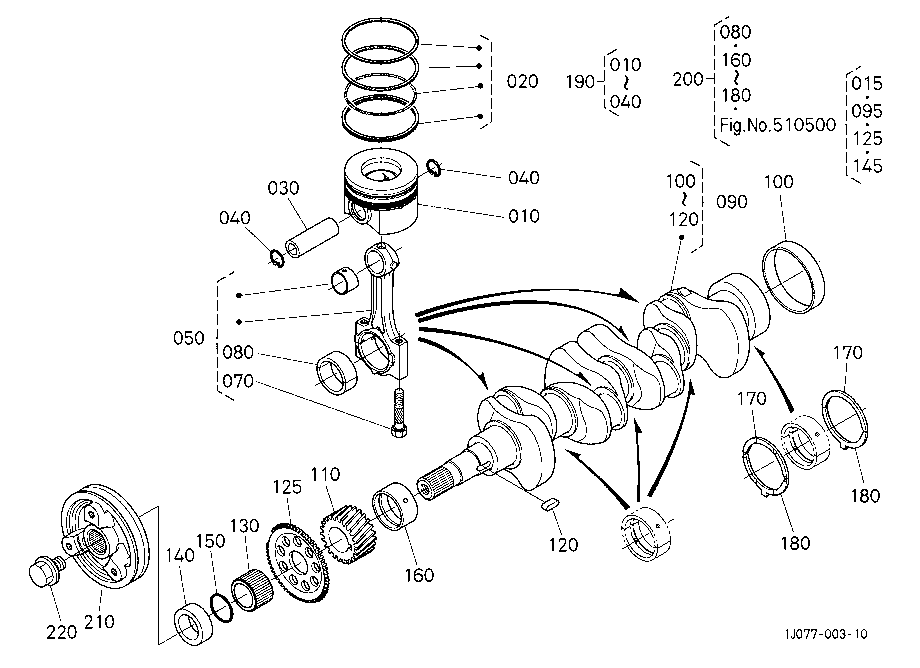 Piston And Crankshaft