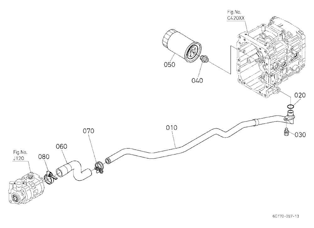 Hydraulic Oil Line(Suction)