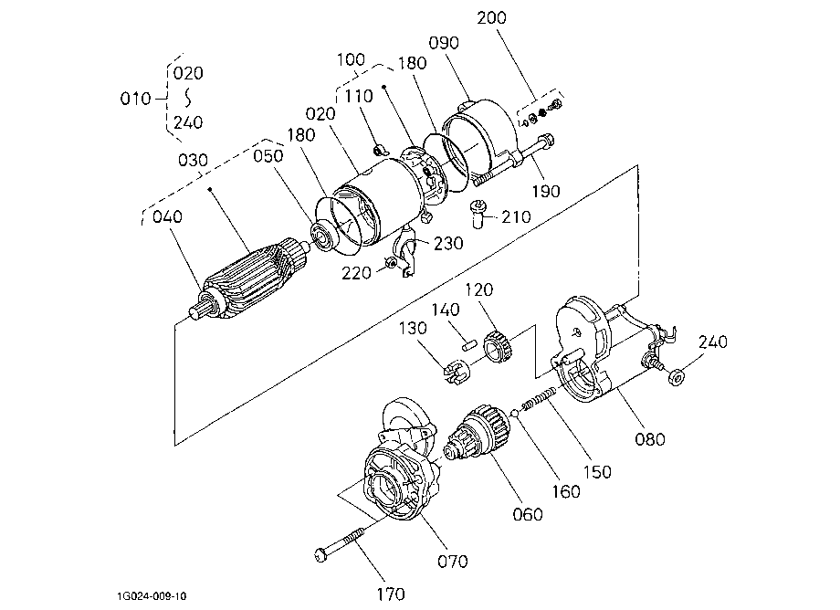 Starter [Component Parts](Not For Reman Unit)