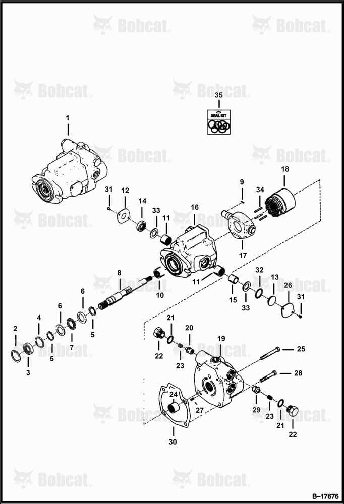 Hydrostatic Pump (Front)
