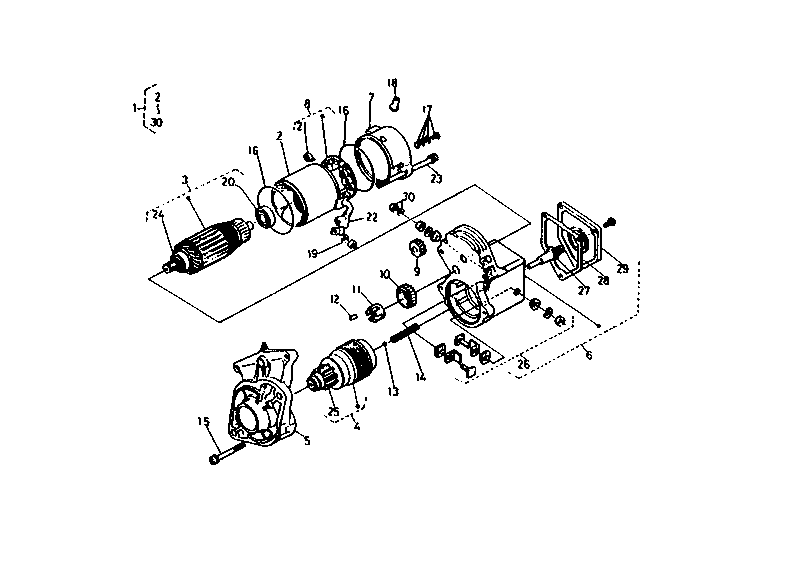 Starter (Component Parts) (New Type)(Not For Reman