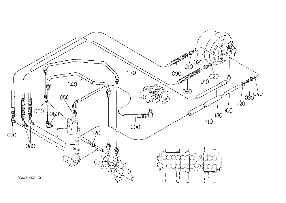 Oil Piping (Travel Rh)