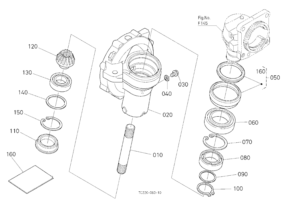 Front Axle Case Rh