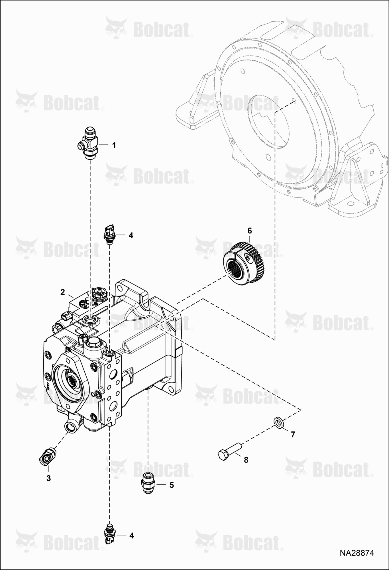 Hydrostatic Pump Fittings (Hydrostatic Pump)