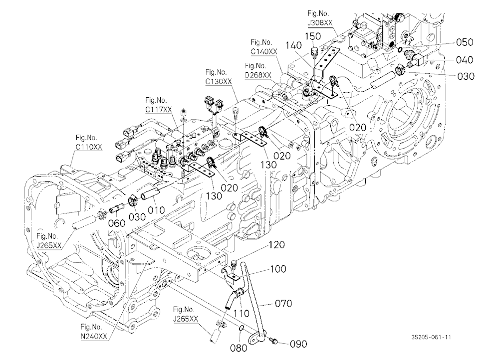 Hydraulic Oil Line (Oil Cooler) [Old]