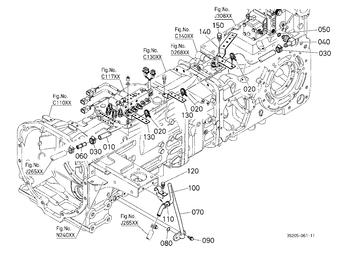 Hydraulic Oil Line (Oil Cooler) [Old]