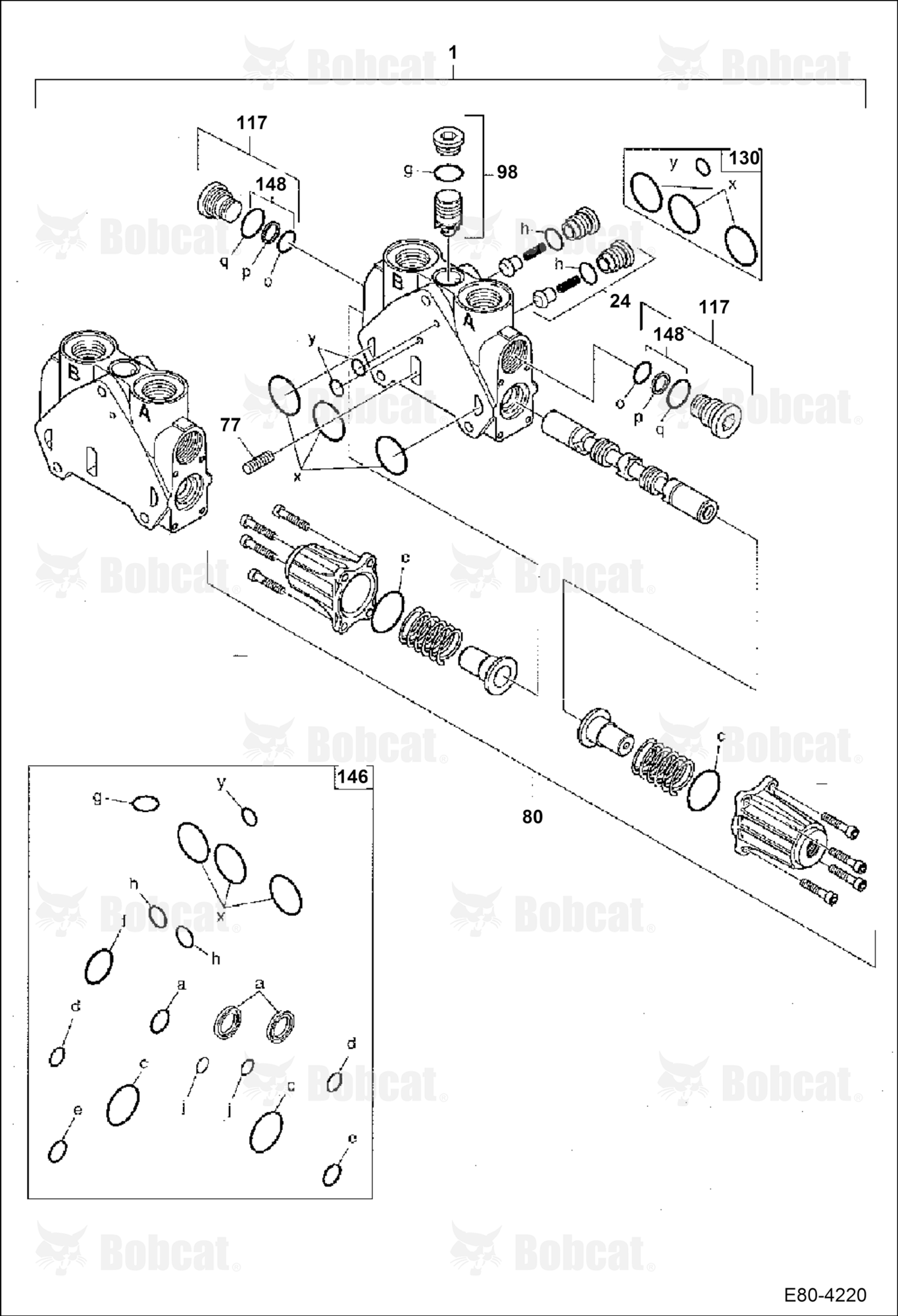 Valve Section (LH Travel Section)