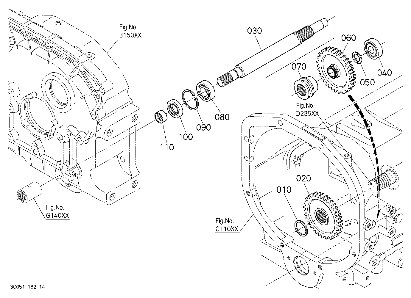 Drive Shaft (Middle/Rear)
