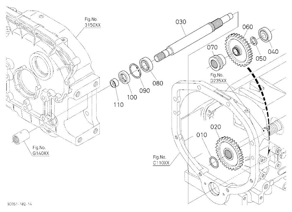 Drive Shaft (Middle/Rear)