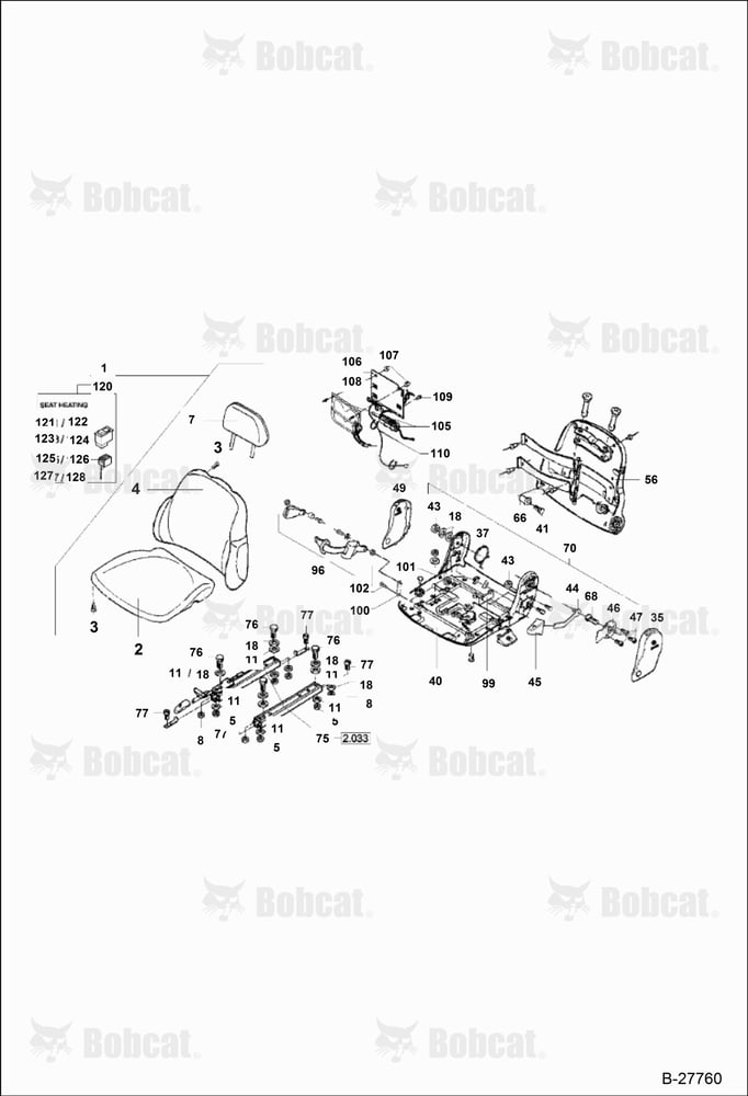 Operator Seat With Vertebra Support - Msg 95