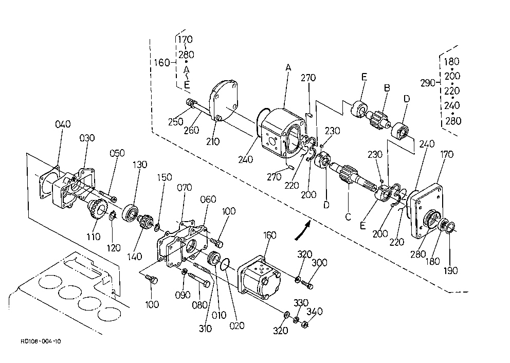 Hydraulic Pump And Component Parts