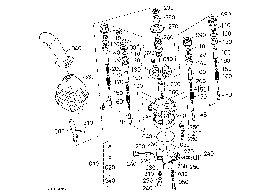 Pilot Valve (Lh) (Component Parts)