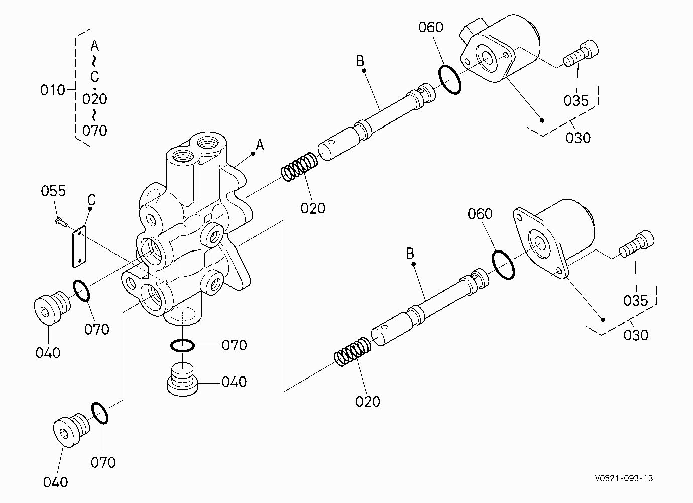 HYDRAULIC QUICK COUPLER KIT (CHANGE VALVE) [COMPON