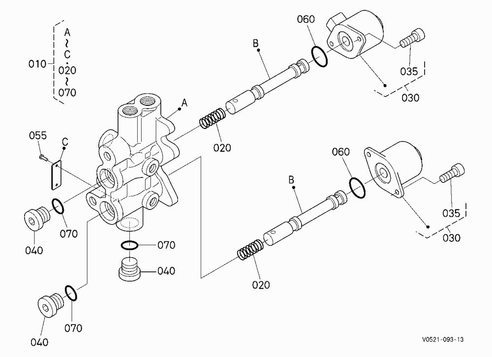 CHANGE VALVE 2 [HYDRAULIC HITCH] [COMPONENT PARTS]