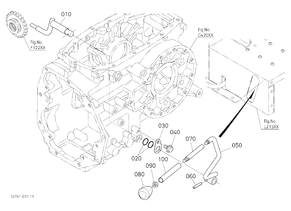 Front Wheel Drive Lever