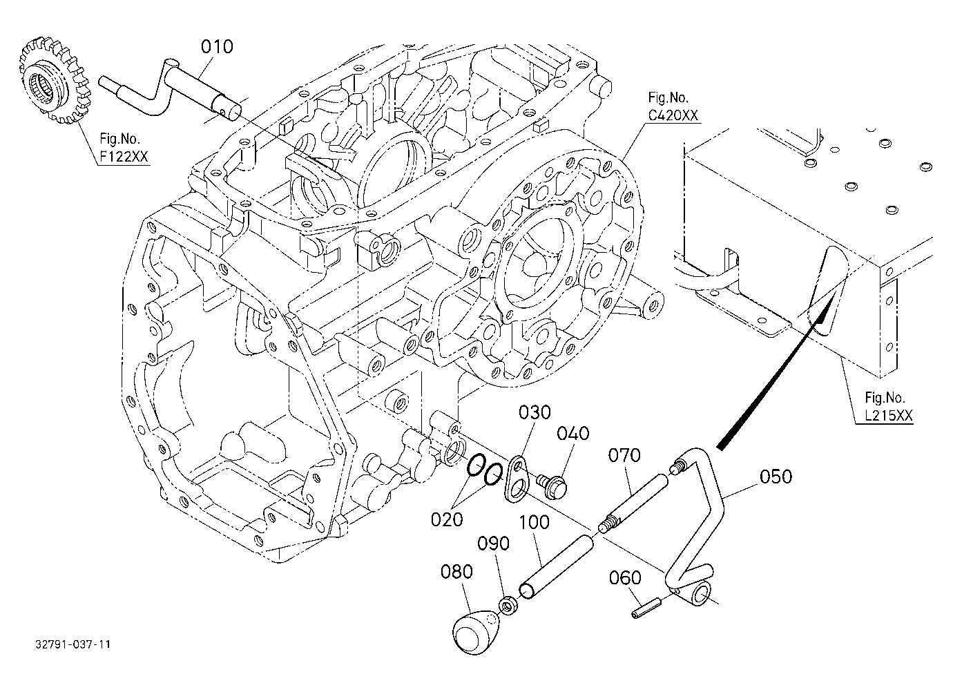 Front Wheel Drive Lever