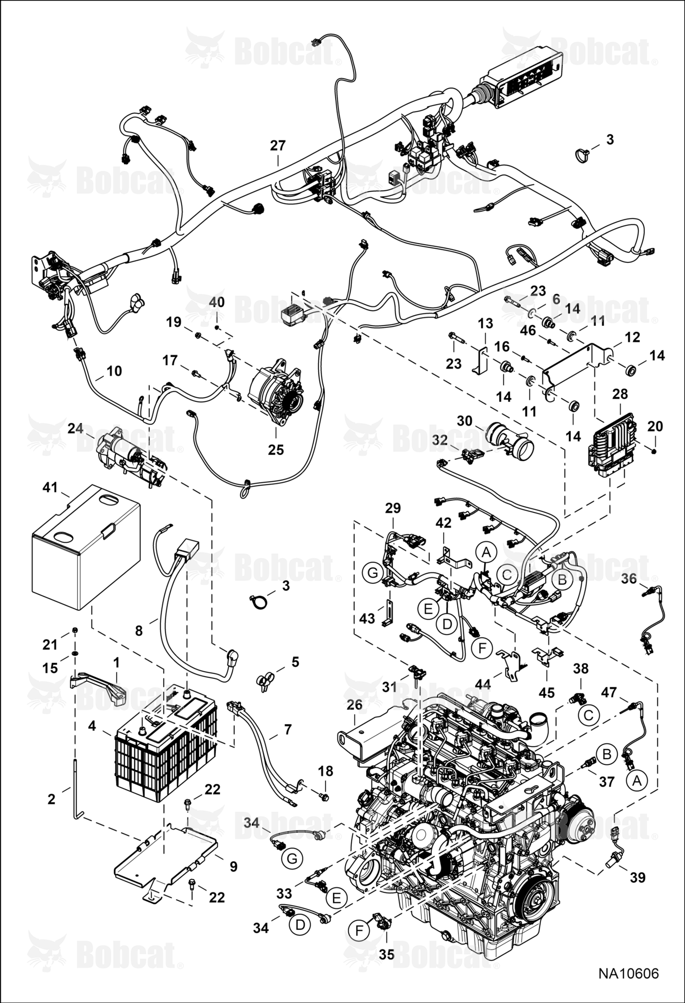 Engine Electrical Circuitry (Engine Sensors, Battery, ALT & Starter)