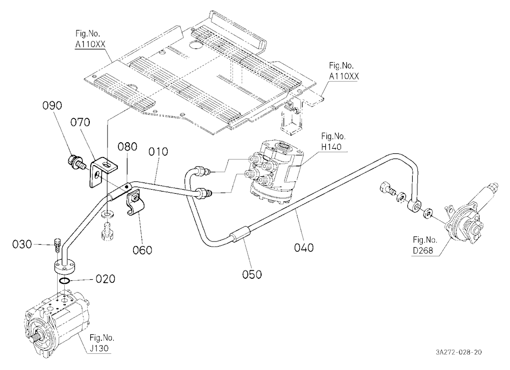 Hydraulic Oil Line (Steering/Pto)