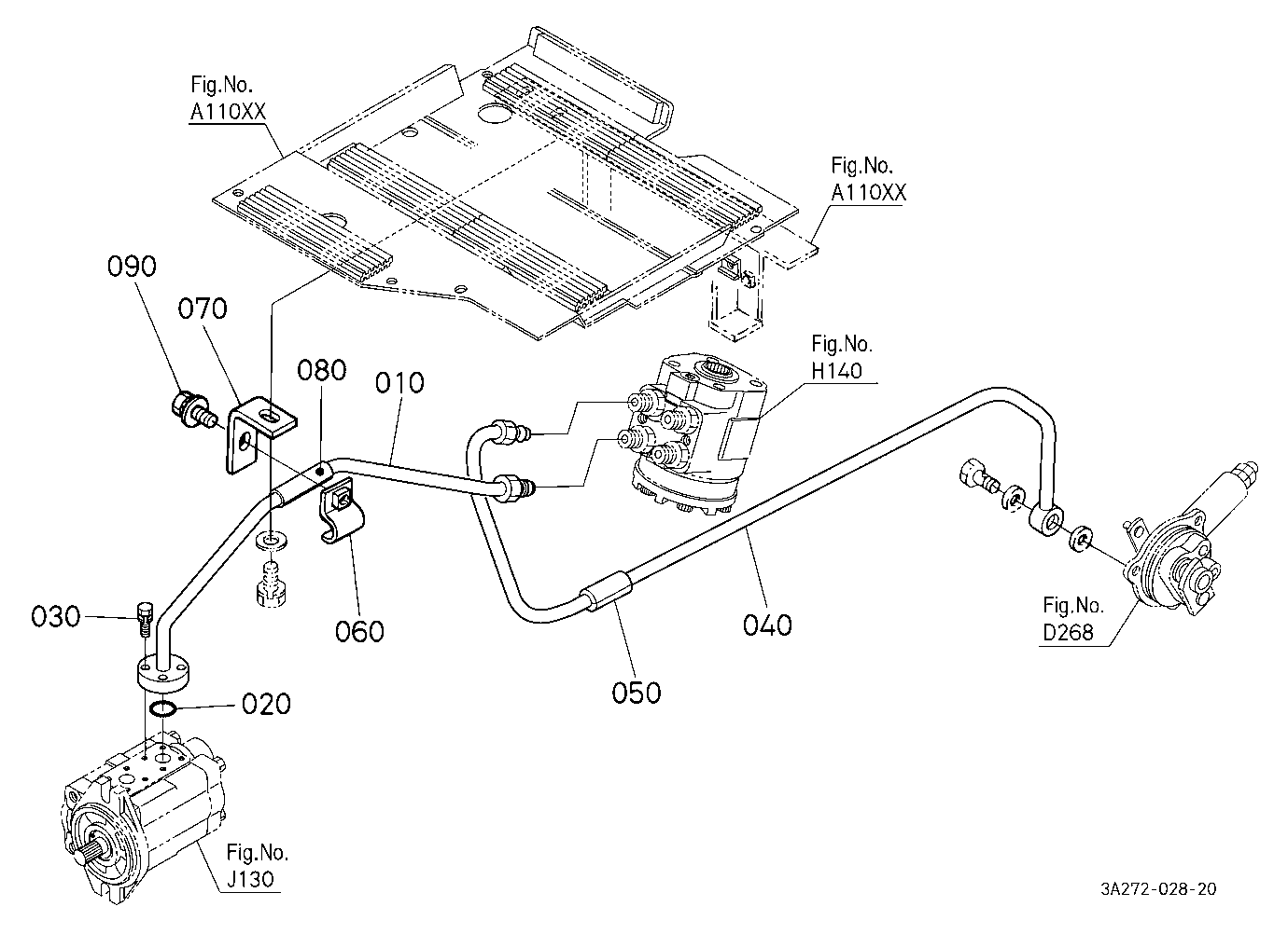 Hydraulic Oil Line (Steering/Pto)