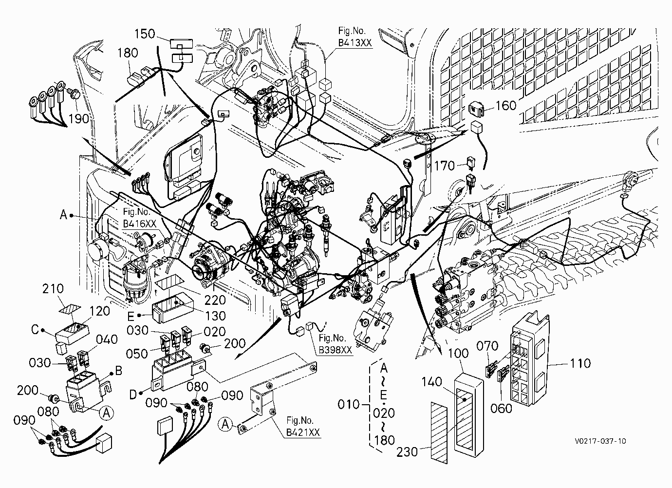WIRE HARNESS (ENGINE) [MANUAL HITCH] [EXCEPT HIGH