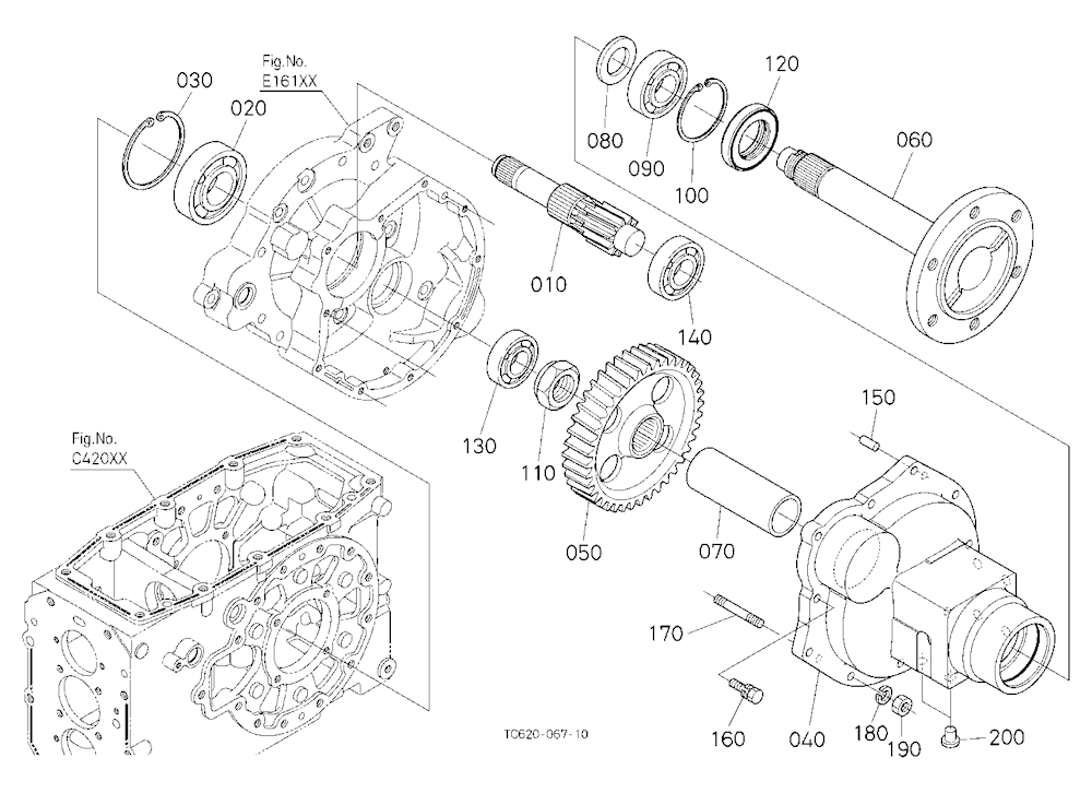 Rear Axle Lh