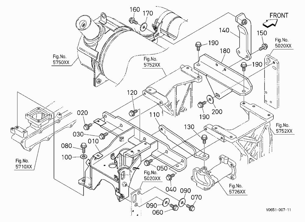 SELECTIVE CATALYTIC REDUCTION MUFFLER STAY